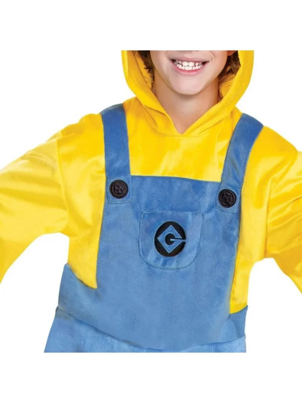 Kids Kevin Minion Costume Outfit & Headpiece - Official Rise of Gru Size S (4-6)